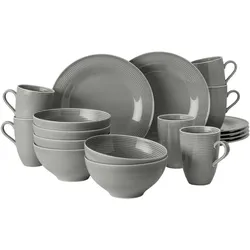 Seltmann, Geschirrset, Beat Color Glaze Frühstücks-Set (18 Stk.)