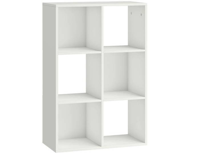 YWJ Étagère Livres 3 Niveaux Blanche Étroite Anti-basculement Rangement Salon Bureau