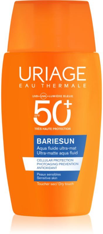 Uriage Bariésun Ultra Matte Aqua Fluid SPF50+ fluide matifiant protecteur visage SPF 50+ 50 ml