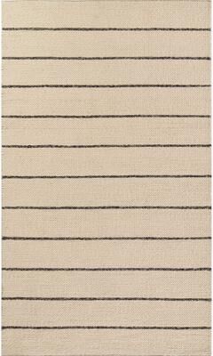 Momeni Twine Wool and Viscose Hand Woven Striped Are Rug