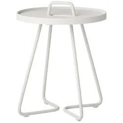 Beistelltische On-the-move Cane-line, Designer Christina Strand, Niels Hvass, 37x46.5x37 cm