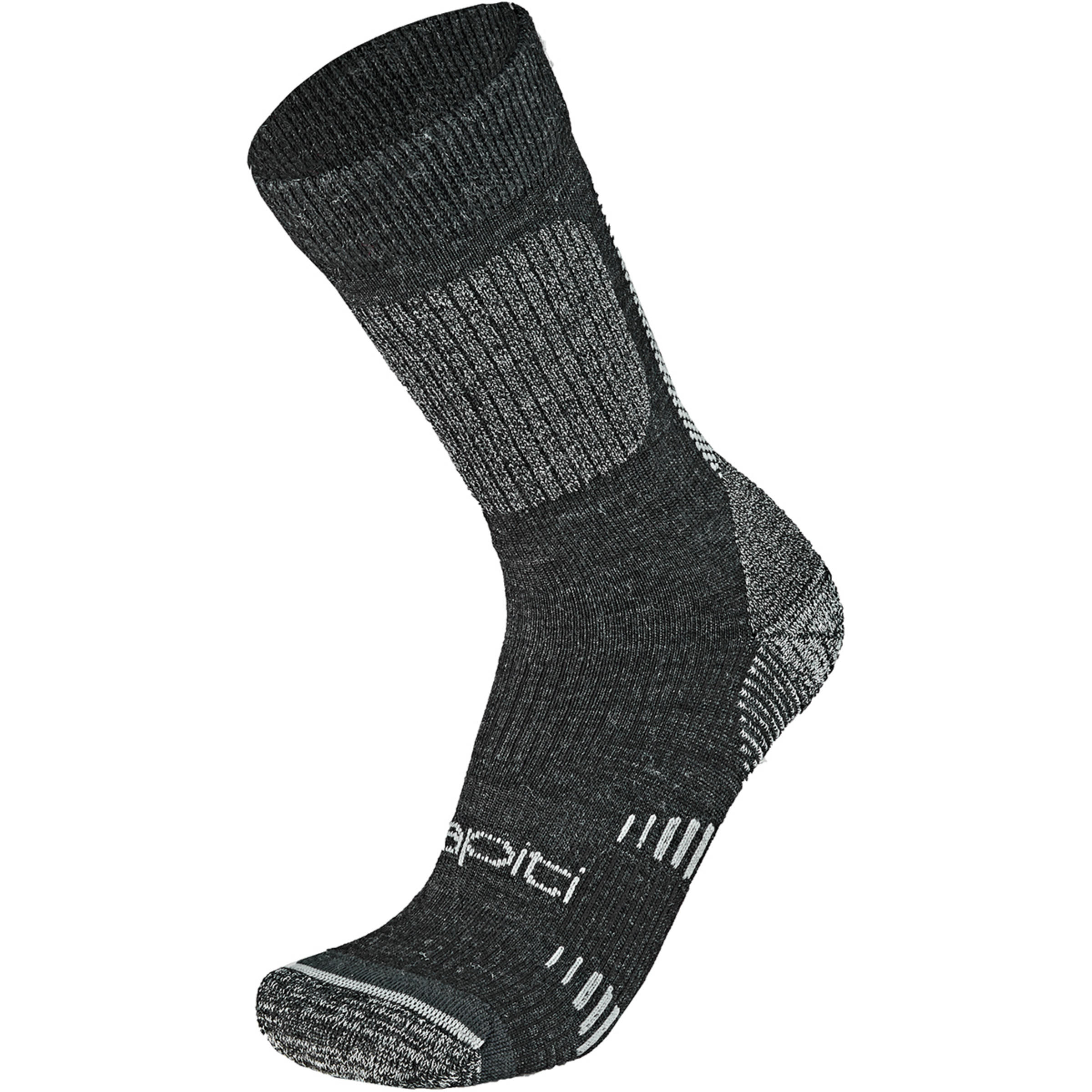Wapiti Trek S06 Merino Wandersocken schwarz Größe 36 Camping Hautfreundlich Merinowolle