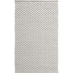 Maks Badezimmer-Teppich 60 x 100 cm silberfarben