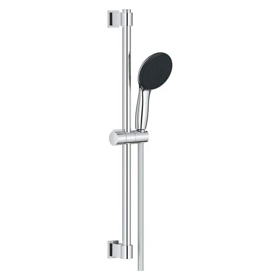 Grohe Vitalio Start 110 QuickFix Brausestangenset, kleben oder bohren, Länge 600mm, wassersparend, 2 Strah (26951001)