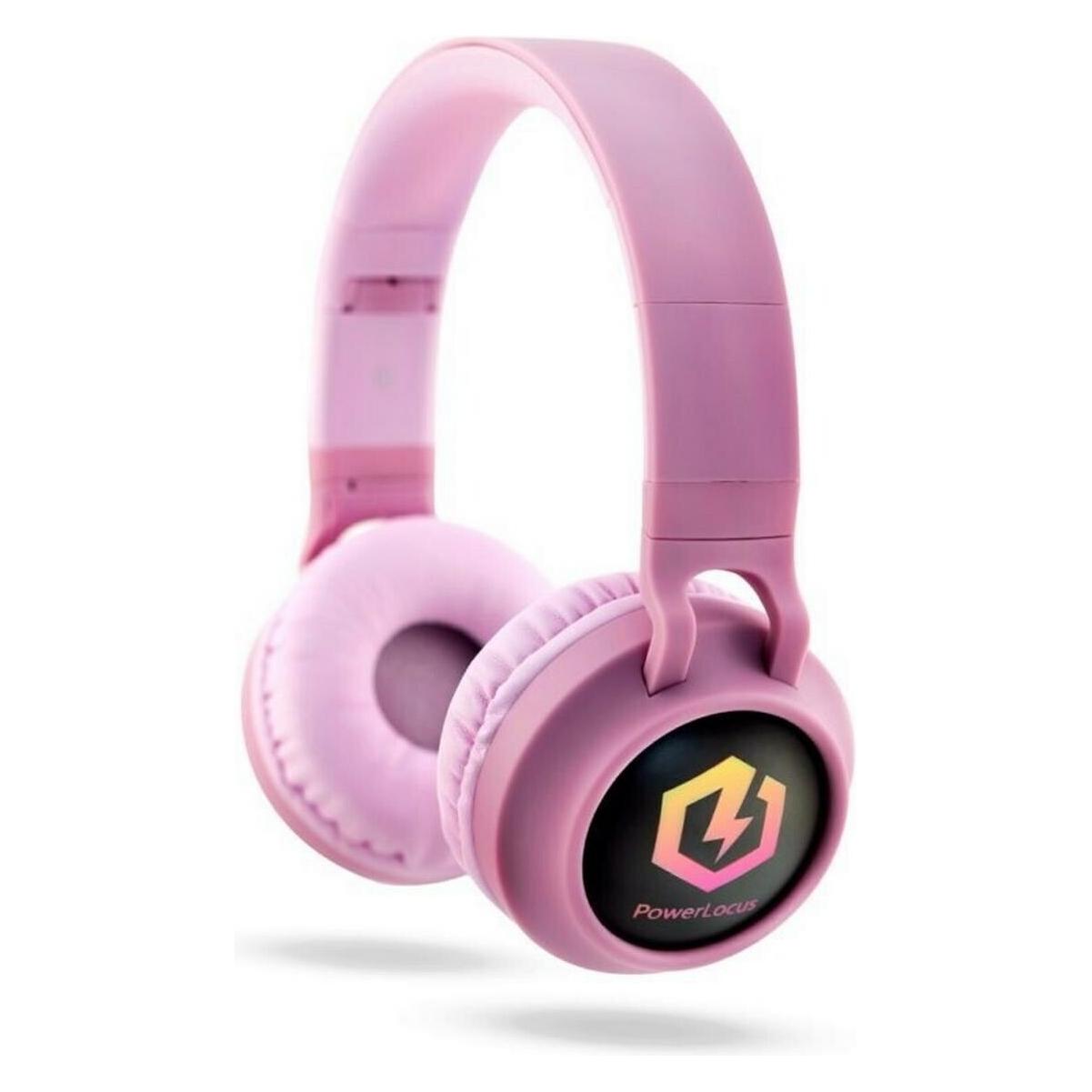 PowerLocus Buddy Bluetooth-Kinderkopfhörer pink (PWL-BUDDY-NONEARSPINK)