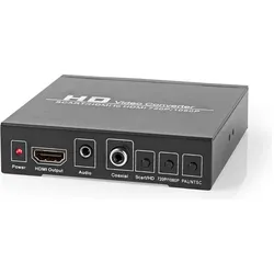 Nedis HDMI T Converter SCART Buchse HDMIT Ausgang / 1x 3.5 mm Audio Out / 1x Digital Audio 1-Weg 108, Video Converter