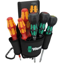 Wera, Schraubenzieher, 9621 Gürteltasche Set 2 (Phillipps-Kreuzschlitz (PH), Schlitz)