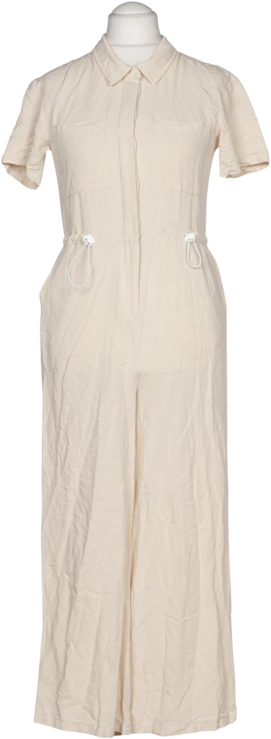 Vera Mont Damen Overall oder Jumpsuit, Beige, Gr. W33, kein / Etikett - Second Hand