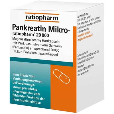 Pankreatin Mikro-ratio.20.000 magensaftr.Hartkaps. 200 St Kapseln