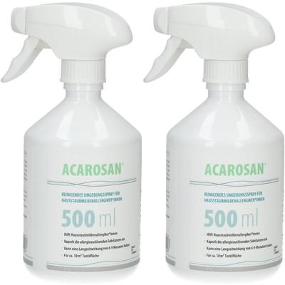 Acarosan duo Sprühlösung Anti-Hausstaubmilben-Spr. 2x 2x500 ml Lösung