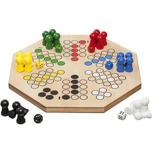 Philos Brettspiel 3307, Würfelspiel Maxi 4er + 6er, ab 6 Jahre, 2-6 Spieler