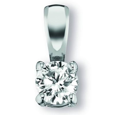 Kette mit Anhänger ONE ELEMENT "Zirkonia Anhänger aus 925 Silber", silber, Halsketten, Damen, Silber 925 (Sterlingsilber), Ihr persönliches Symbol – liebevoll gearbeitet für jeden Tag