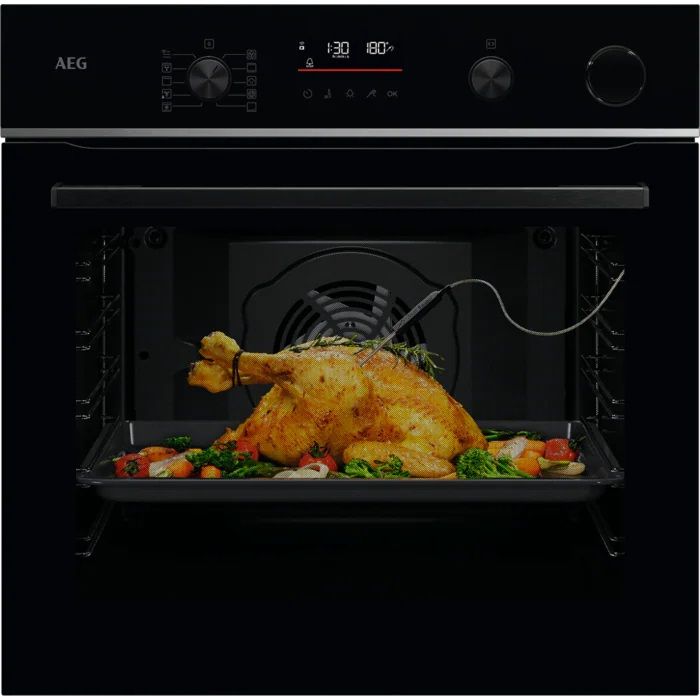 AEG Serie 6000 EX51SPV2B Einbaubackofen groß Dampfgaren AutoClean 949 494 911