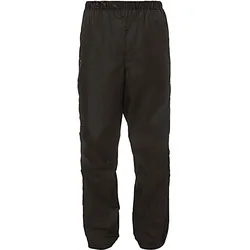 VAUDE FLUID FULL-ZIP II Regenhose Herren | Gr. L | schwarz - schwarz