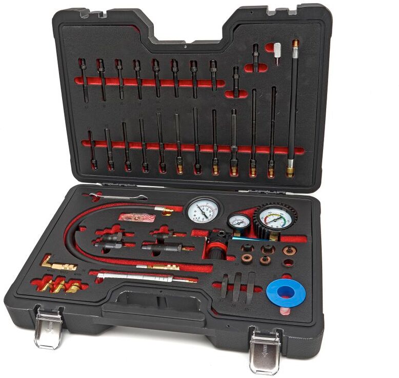 HBM Kit de vérification de compression et perte de pression pour moteurs essence et diesel