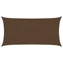 vidaXL Sonnensegel 160 g/m2 Braun 2,5x5 m HDPE Modell Soleil Azimut