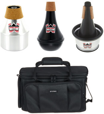 Denis Wick Trumpet Mute Set Schwarz