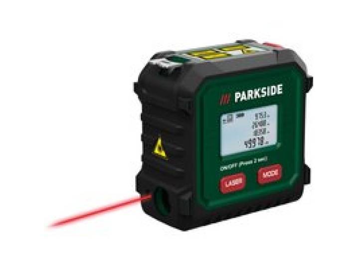 PARKSIDE® Télémètre laser avec mètre ruban PLMB C3, rouge, 50 m