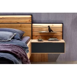 Wöstmann Nachttisch WSM 4300 Holz Braun Wildeiche