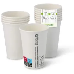 Automaten Becher (beschichtet) 180 ml / 7,5 oz, weiß