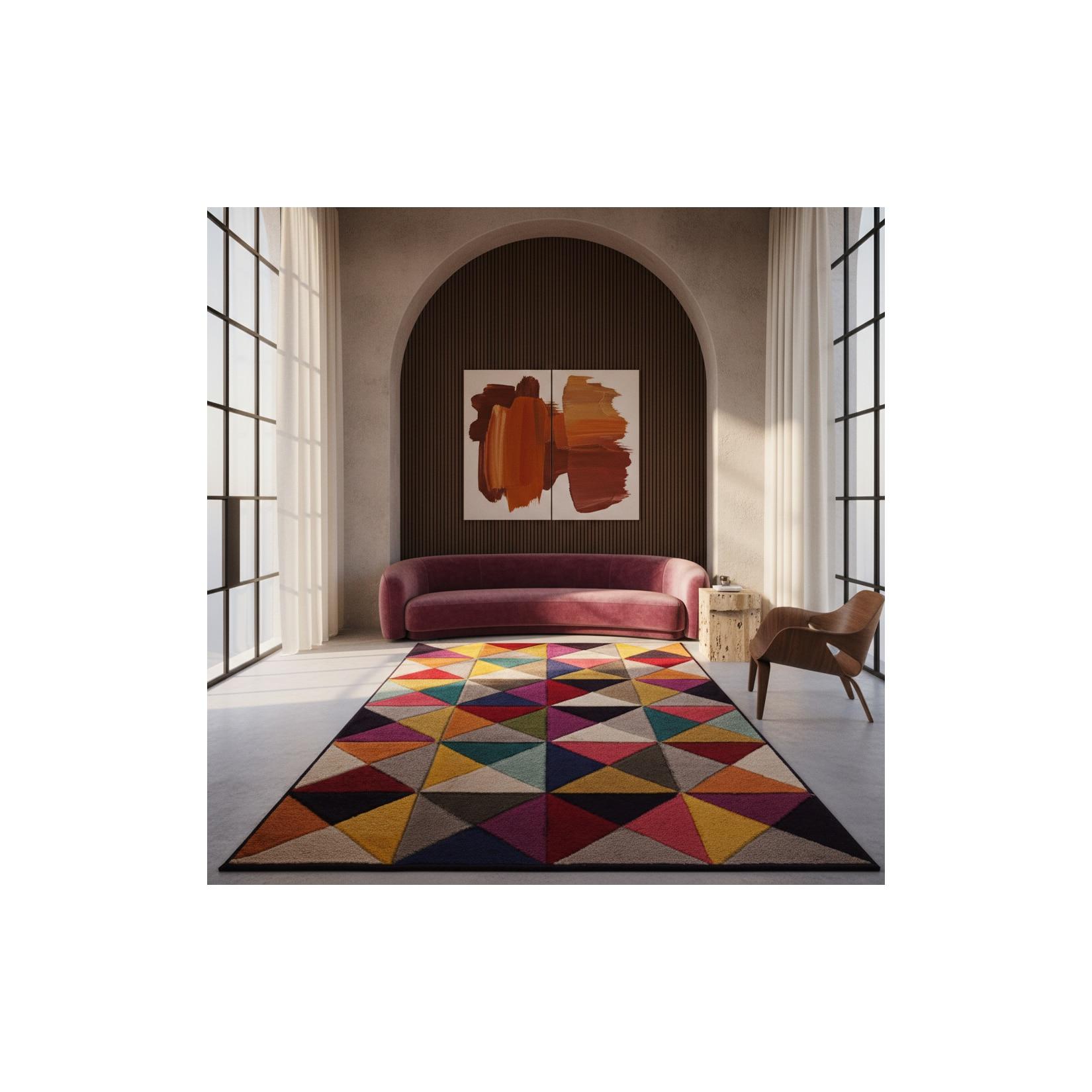 Teppich handgeschnitzt Bunt 80 x 150 cm - MEON Kadima Design