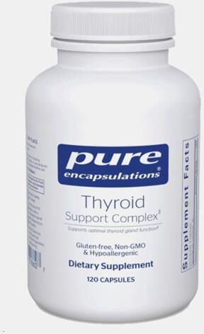 Pure THYROID SUPPORT COMPLEX 120 CAPSULAS VEGETAIS