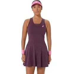 ASICS Damen Kleider kurz Da MATCH JACQUARD DRESS, Größe S in Schwarz Schwarz