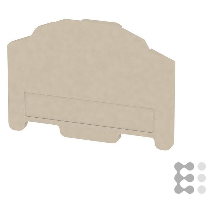 Weidmüller Endplatte ZAP/TW7, beige (ZAP/TW7 -1706110000)