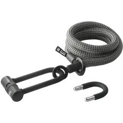 TEX-LOCK Textilschloss Eyelet inkl. UX-Lock 160 cm | Electric Grey