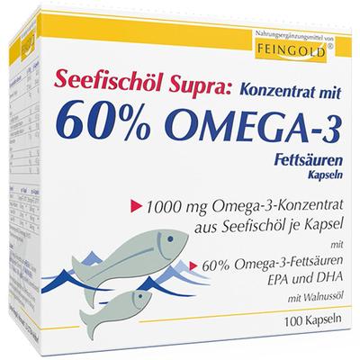 Seefischöl Supra m.60% Omega-3-Fetts.Weichkaps. 100 St Kapseln