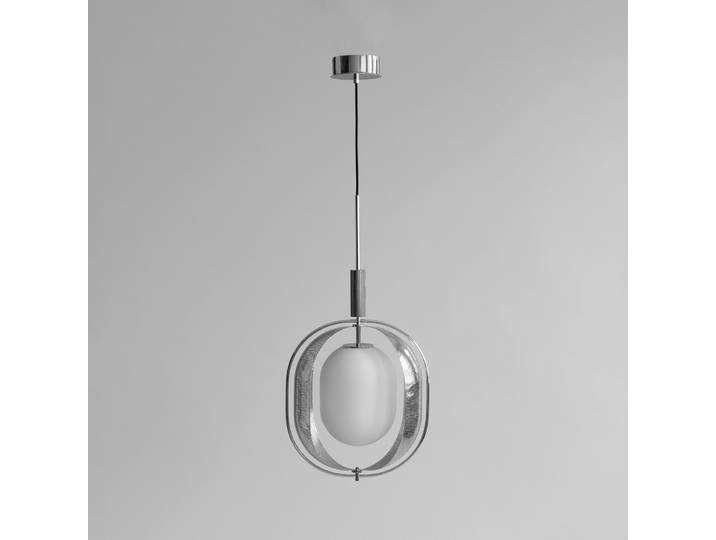 Suspension Pearl, chrome, aluminium, E27 - 101 Copenhagen - Salon / séjour - Design - À ampoule unique