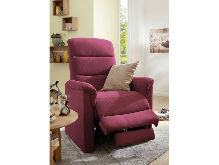 Relax-Sessel mit doppelter Federung, Rot
