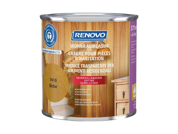 Renovo Wohnraumlasur Eiche 0.375 l Seidenglanz