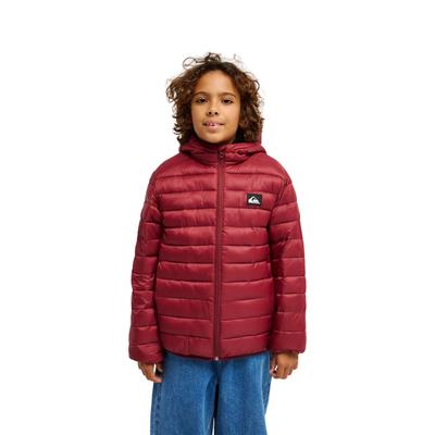 Outdoorjacke QUIKSILVER "Scaly", Jungen, Gr. 14, rot (oxblood rot), Obermaterial: 100% Nylon., Jacken Outdoorjacke
