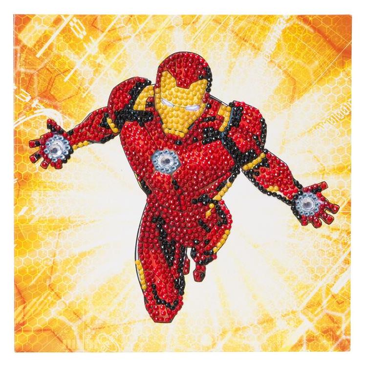 Craft Buddy Ironman, Karte 18x18cm Crystal Art (CCK-MCU904)