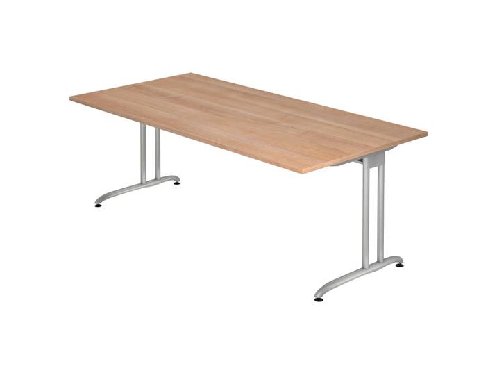 BELA 2E S Schreibtisch 200 x 100 Nussbaum