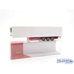 Scaletrucks Schmitz Kühlkoffer-Auflieger 3-Achs rot/weiß ST-0807