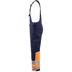 Blakläder, Arbeitshose, Blaklader High Vis bretelbroek 2662-1800 - Marineblauw/Oranje - D96 (M)