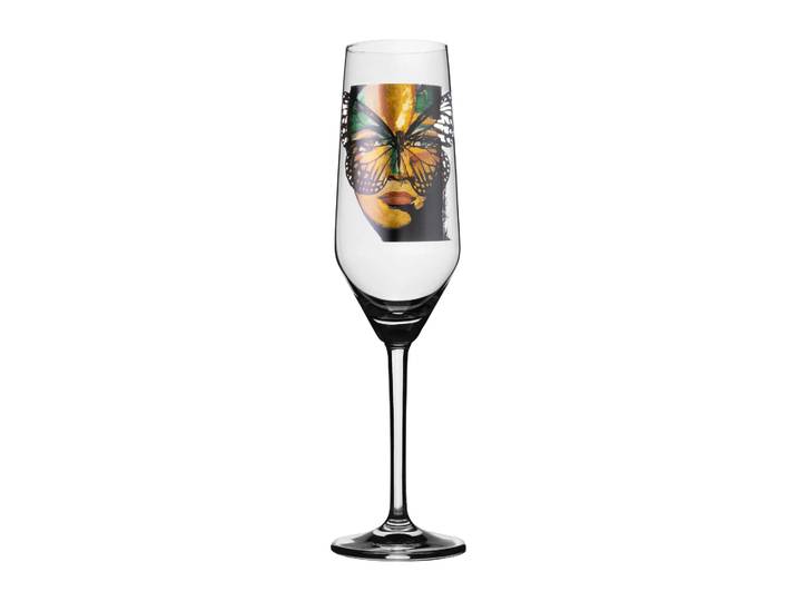 Carolina Gynning Verre à champagne Golden Butterfly 30 cl Clear