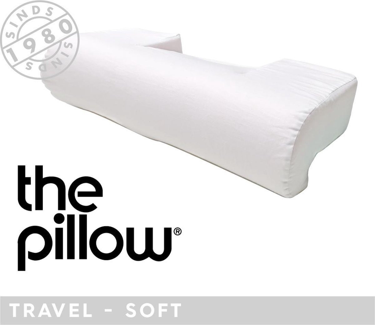 The Pillow Travel Soft - Orthopedisch Schuimkussen voor Volwassenen