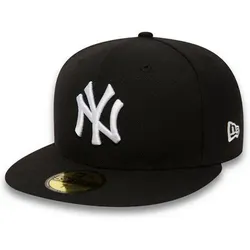 NEW ERA Herren New York Yankees Essential Black 59FIFTY Kappe, Größe 738 in Schwarz Schwarz