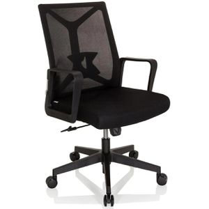 hJh-OFFICE Bürostuhl ENCO, 810030, schwarz, Stoff / Netz, belastbar bis 120 kg