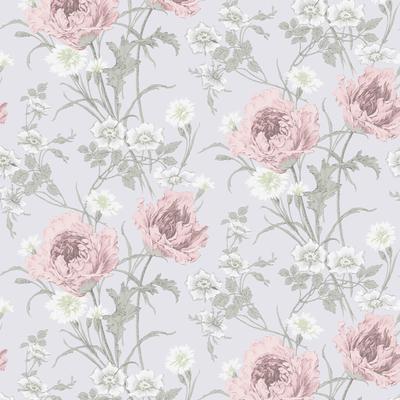 Vliestapete LAURA ASHLEY "Aurelie", bunt, B:0,52m L:10m, Vlies, Tapeten, Motiv