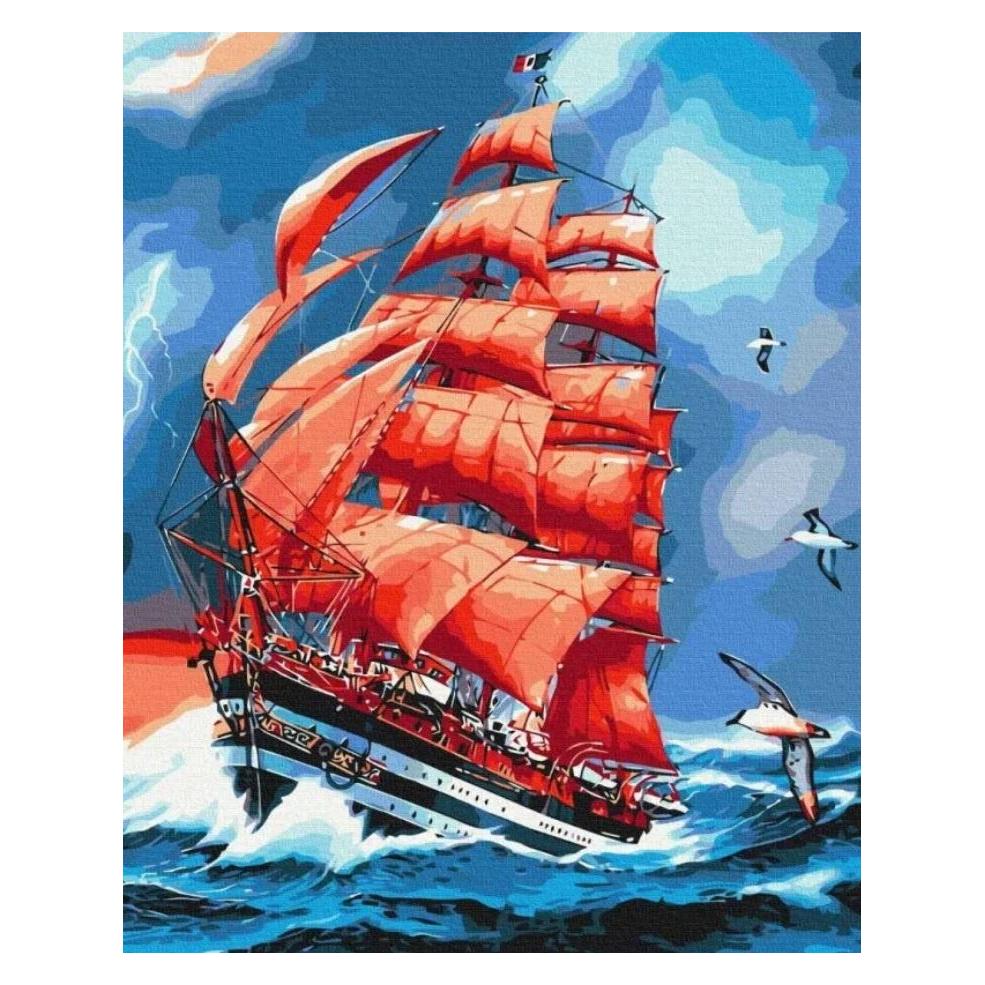 Twoje Hobby Malen nach Zahlen - Scharlachrote Segel 40x50cm (56585663)