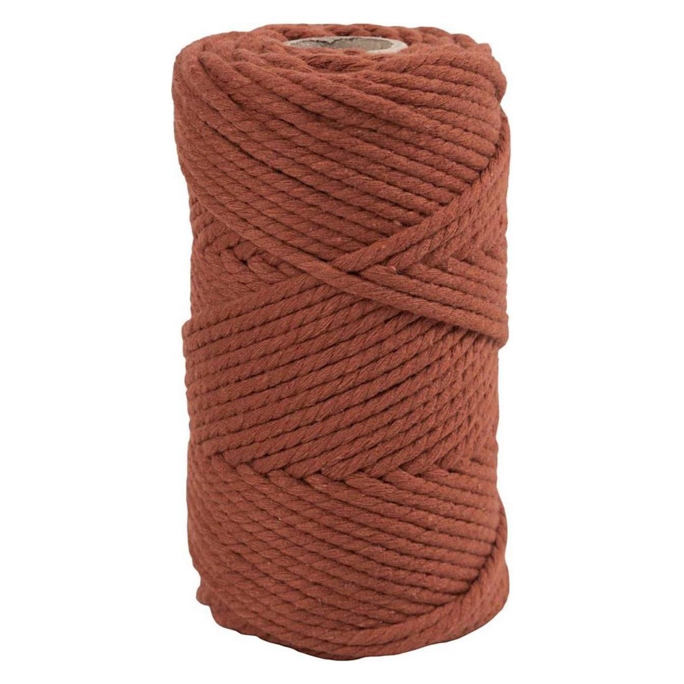 Creativ Company Baumwollgarn Macramé Kordel Orange (55 m) (977563)