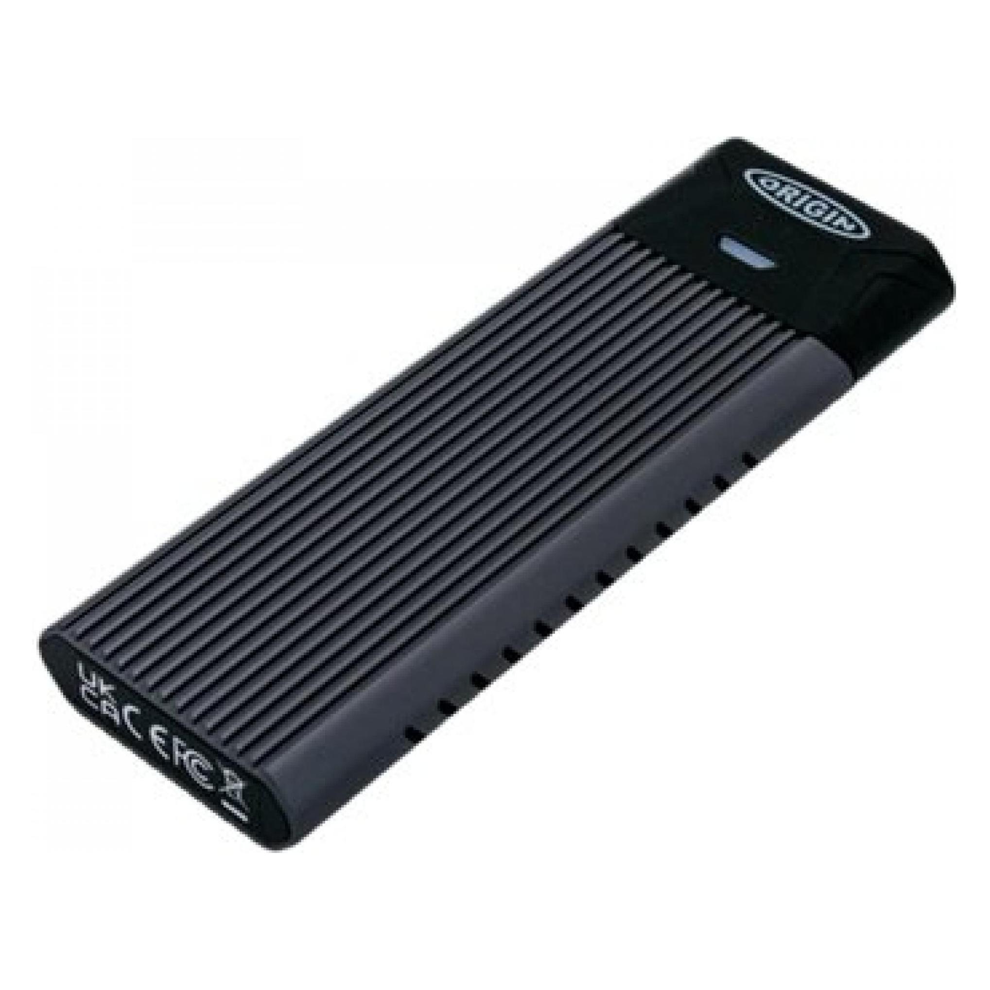 Origin Storage OSEC256NVME Externes Solid State Drive Aluminium (0.26 TB) (OSEC256NVME)