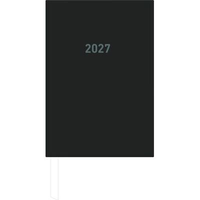 Buchkalender 1T/1S schwarz 2027