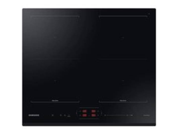 Plaque à induction noire en vitrocéramique - Samsung - 4 zones à induction - Commande tactile fluide