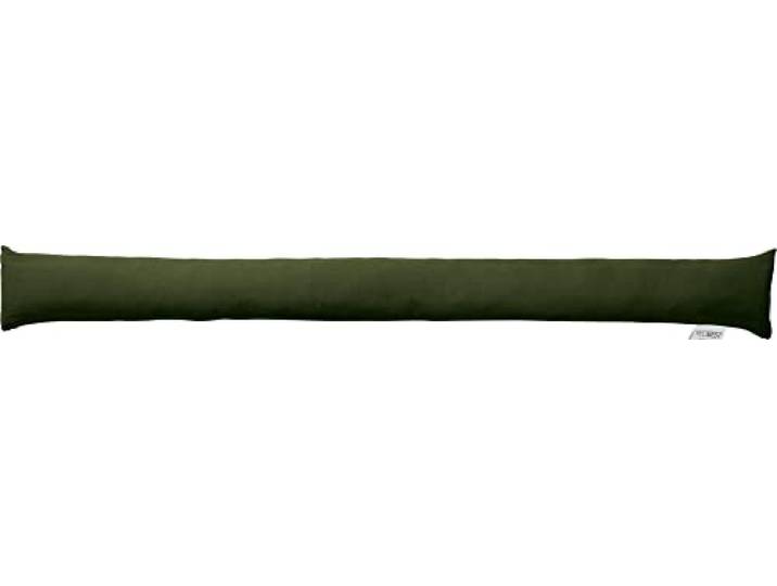 REDBEST Zugluftstopper - Türstopper - Windstopper - Luftzugstopper - Windschutz - für Fenster und Türen Serie Seattle - Premium-Qualität - mit Beschwerung dunkelgrün Größe 90x10 cm
