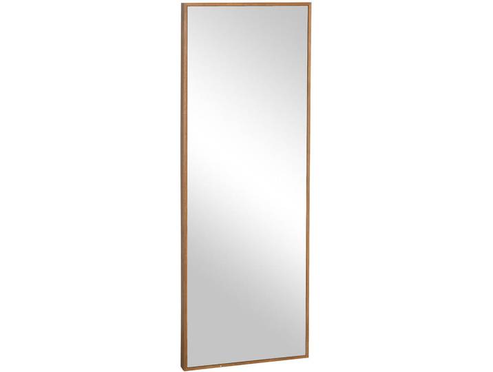 Okwish Wandspiegel 45/3/125 cm Natur aus Holz mit Wandmontage, Naturfarben, Rechteckig, 45x125x3 cm, Spiegel, Wandspiegel